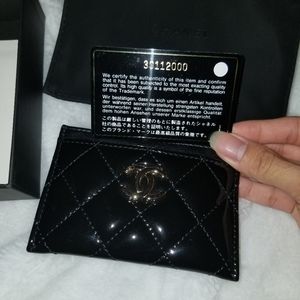 Chanel card holder